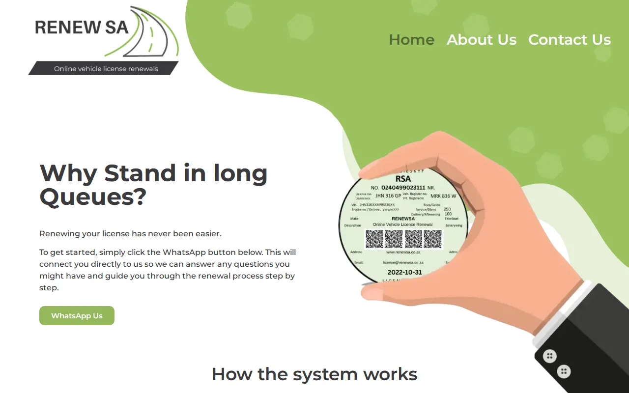 Renew SA website
